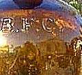 BFC Demijohn in honey amber