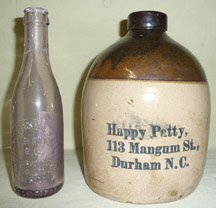Click for closeup; two items being offerred at the auction